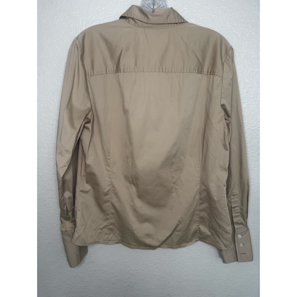 Club Monaco Tan Button-Up Shirt - Picture 4 of 4